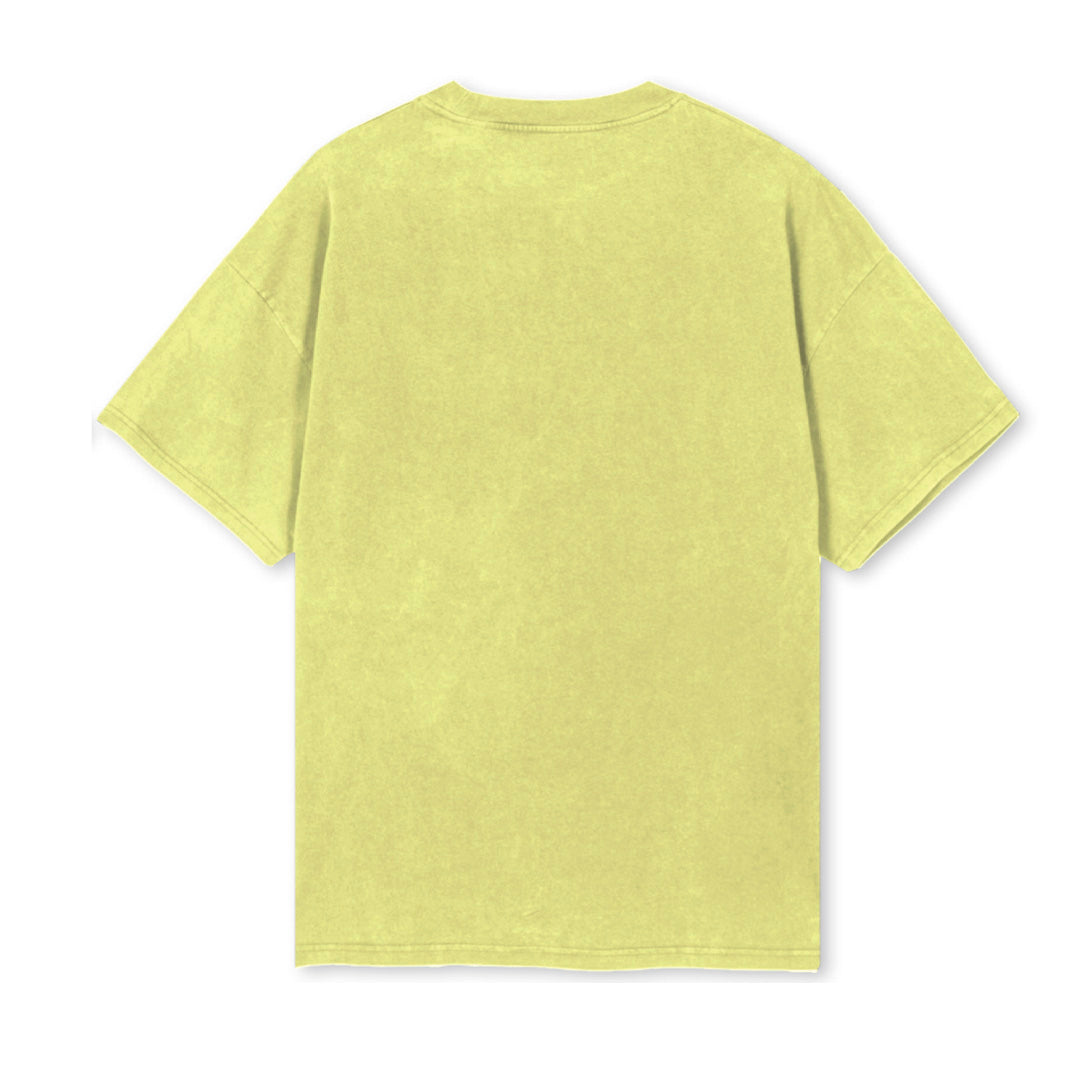 T-shirt "Street Life Memories Cats" (Yellow)