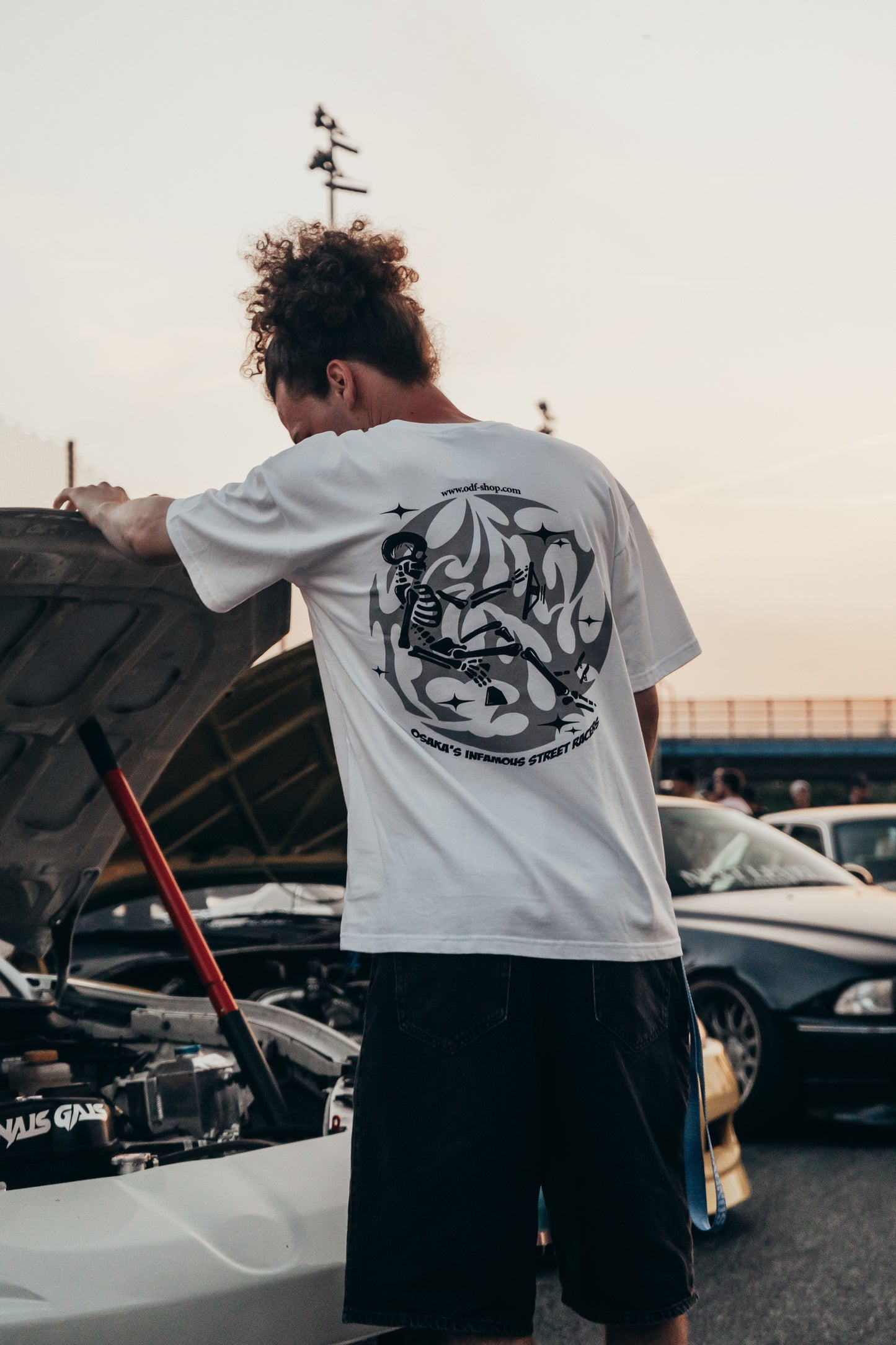 T-shirt "Skeleton" White