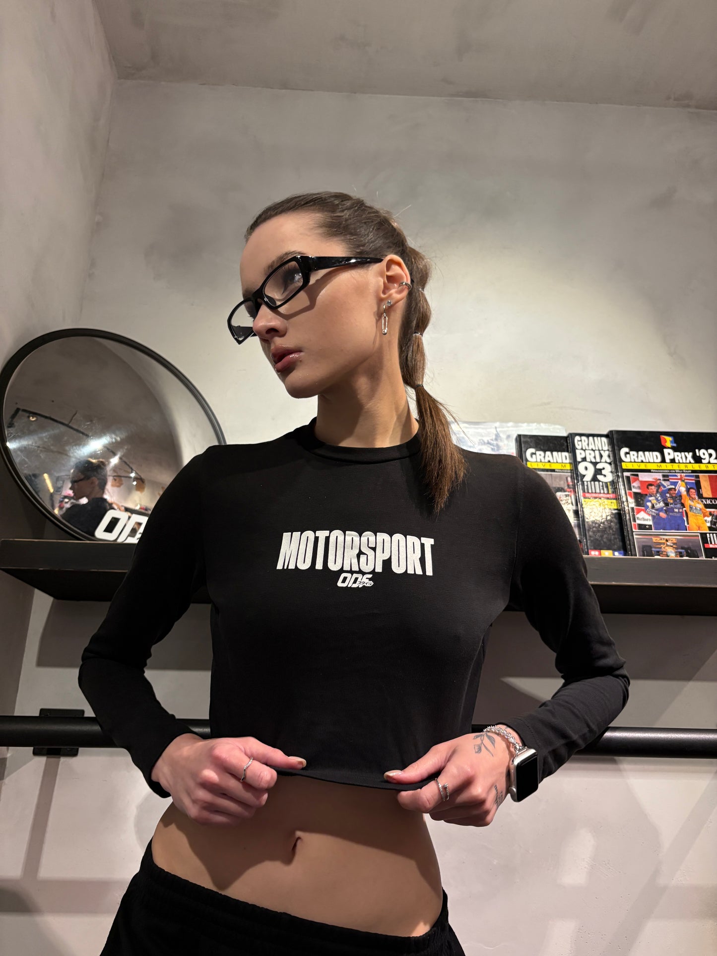 Top Long "Motorsport" (Black)