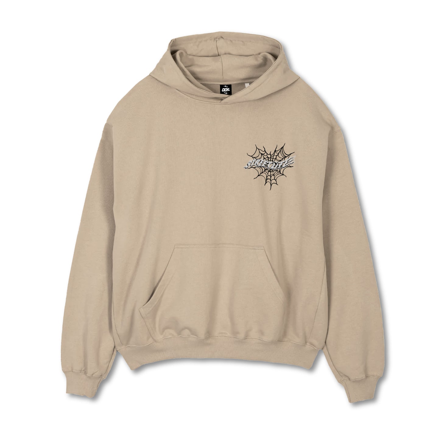 Hoodie "StreetLife Web" Beige