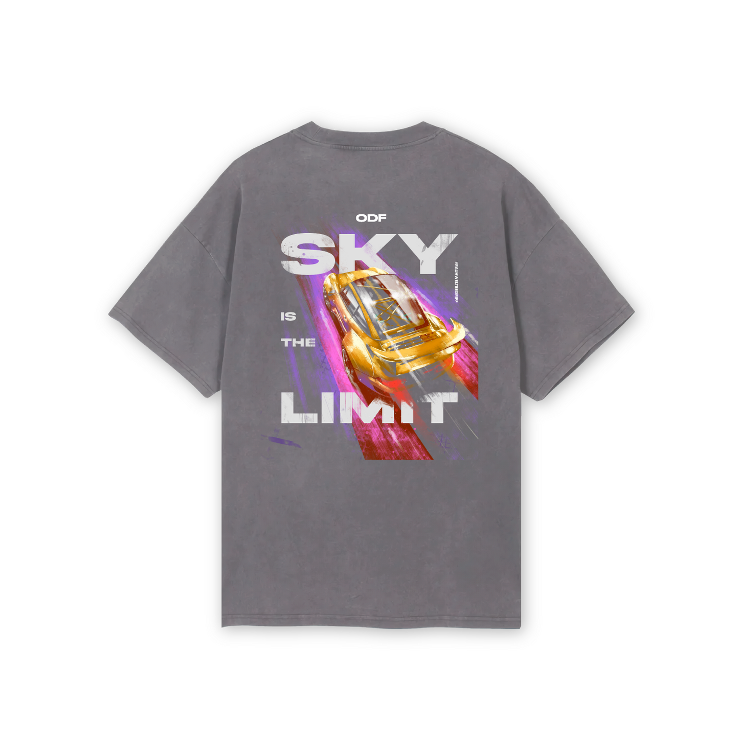 T-shirt "Sky Is The Limit" Stone Grey
