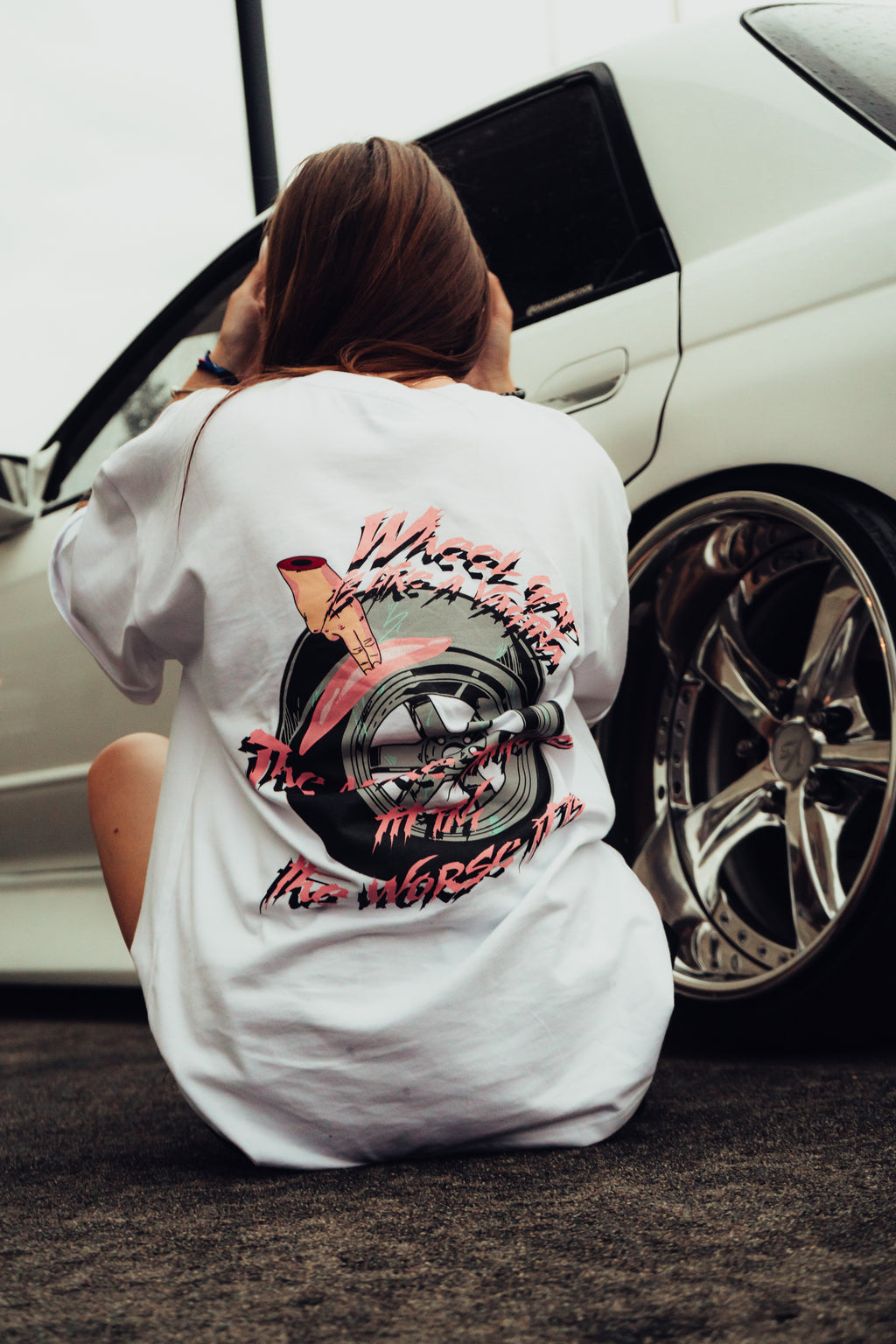 T-shirt "Wheel Gap" White