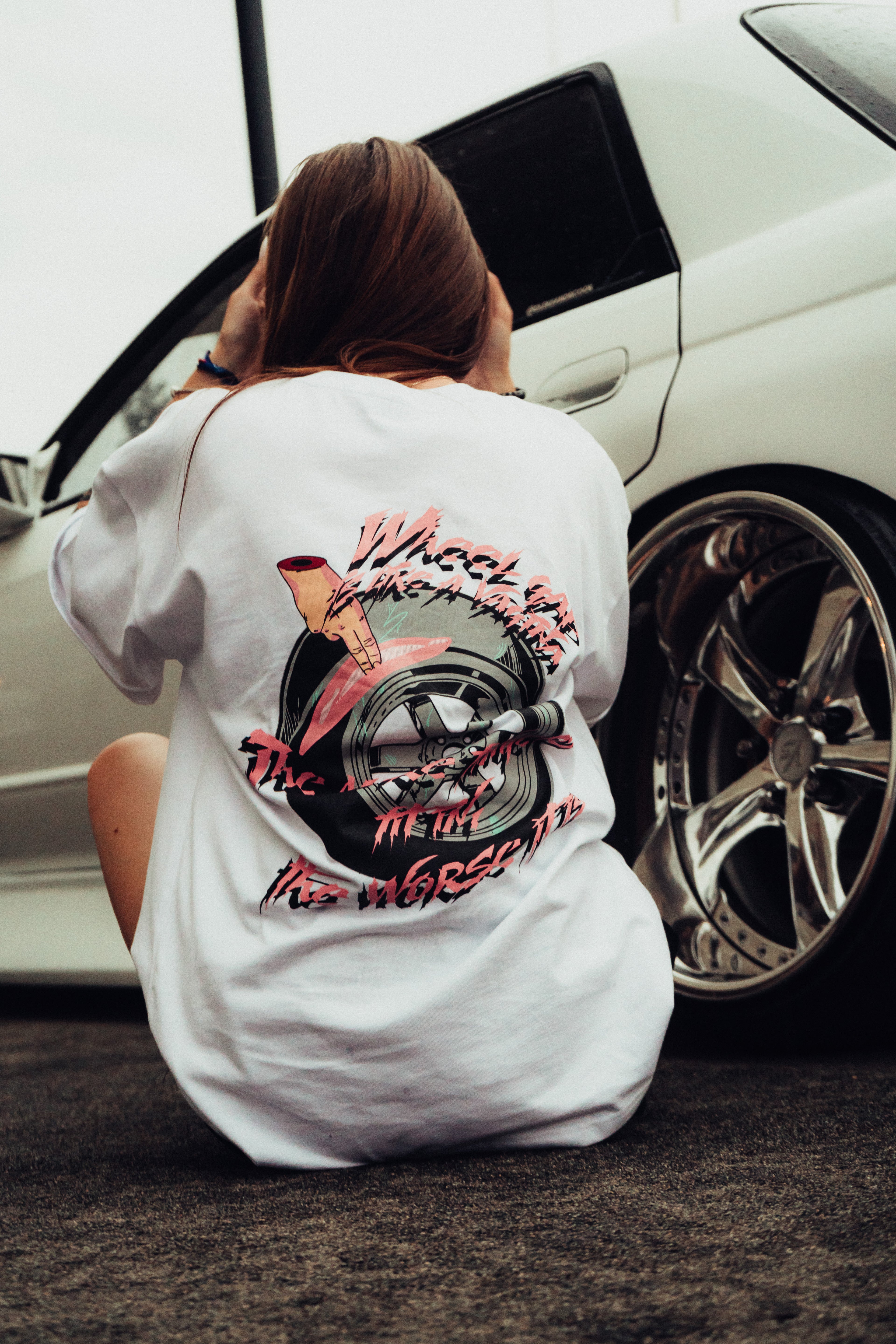 T-shirt "Wheel Gap" White