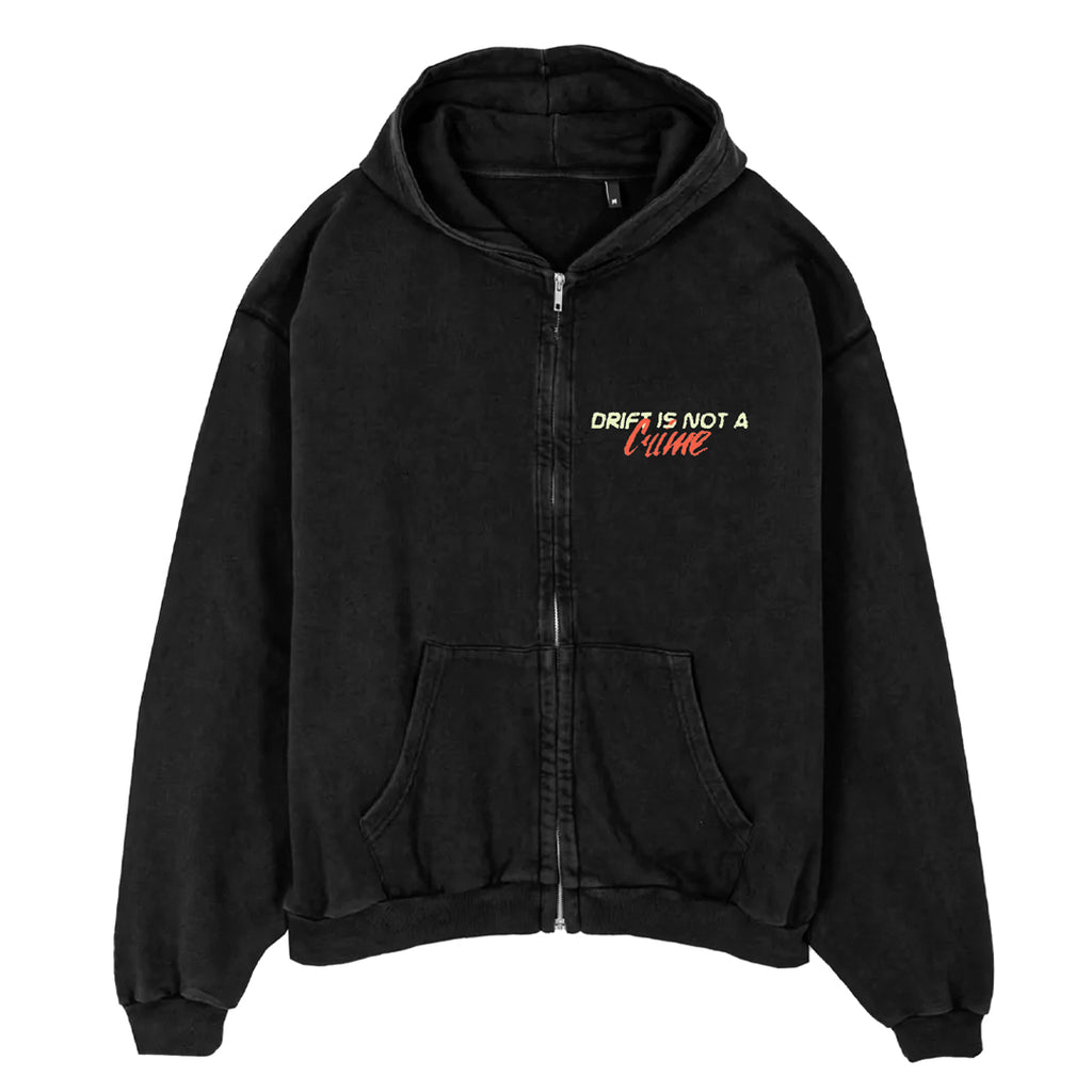 Hoodie ZIP "Drift Is Not a Crime"