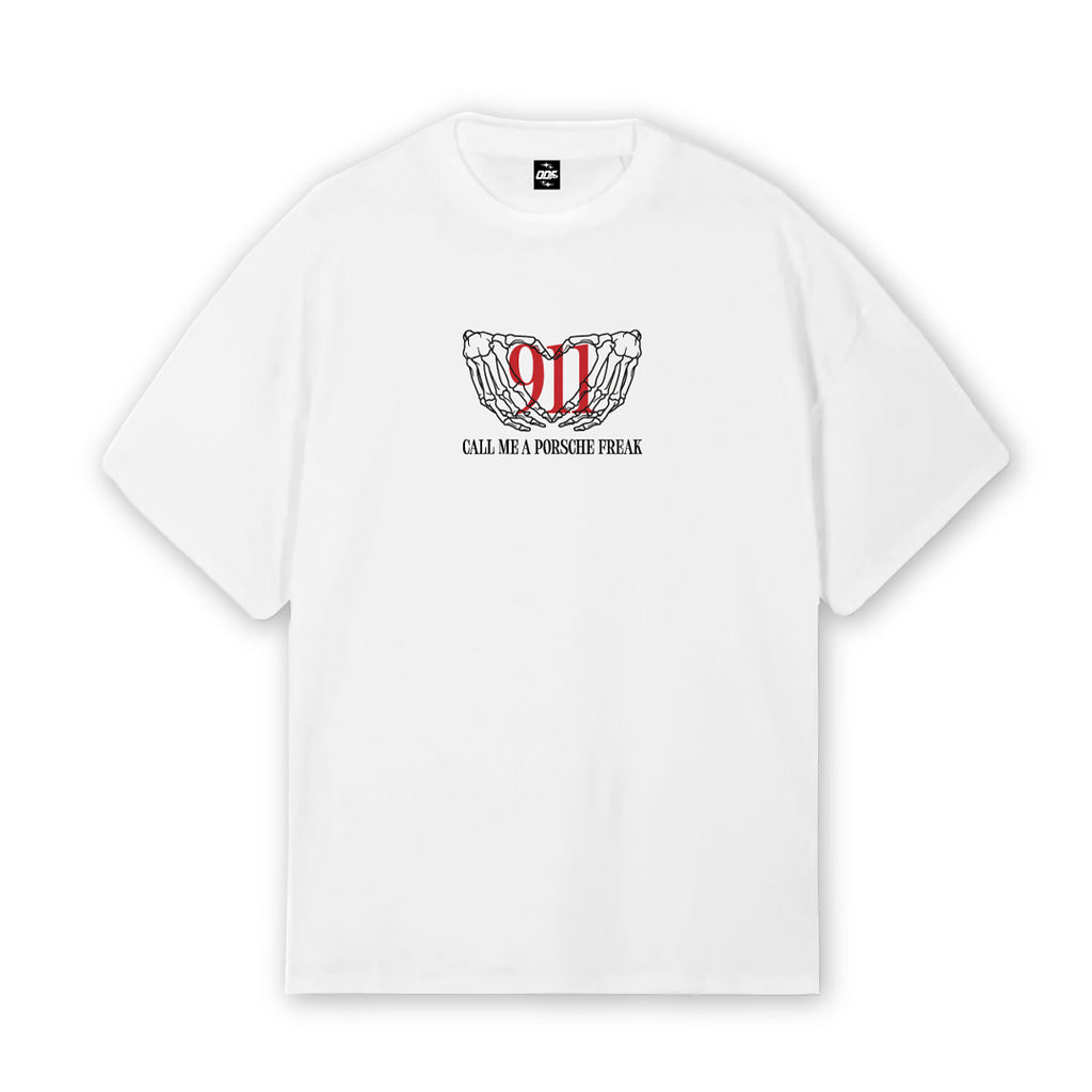 T-shirt "Call Me Porsche" White