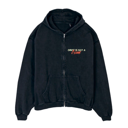 Hoodie ZIP "Drift Is Not a Crime"