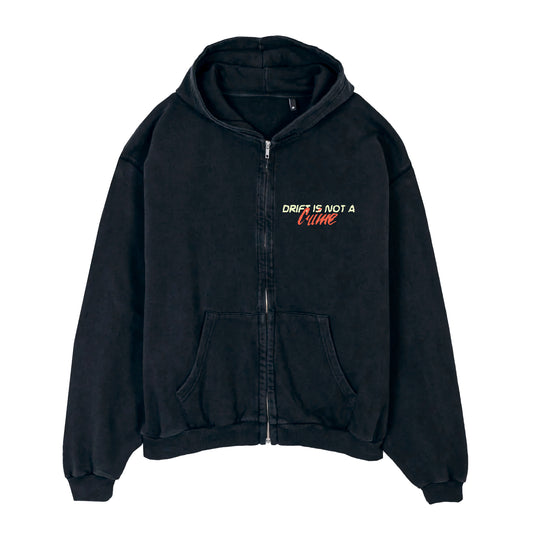 Hoodie ZIP "Drift Is Not a Crime"