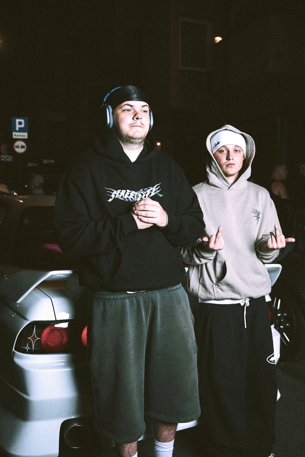 Hoodie "No Money" Black