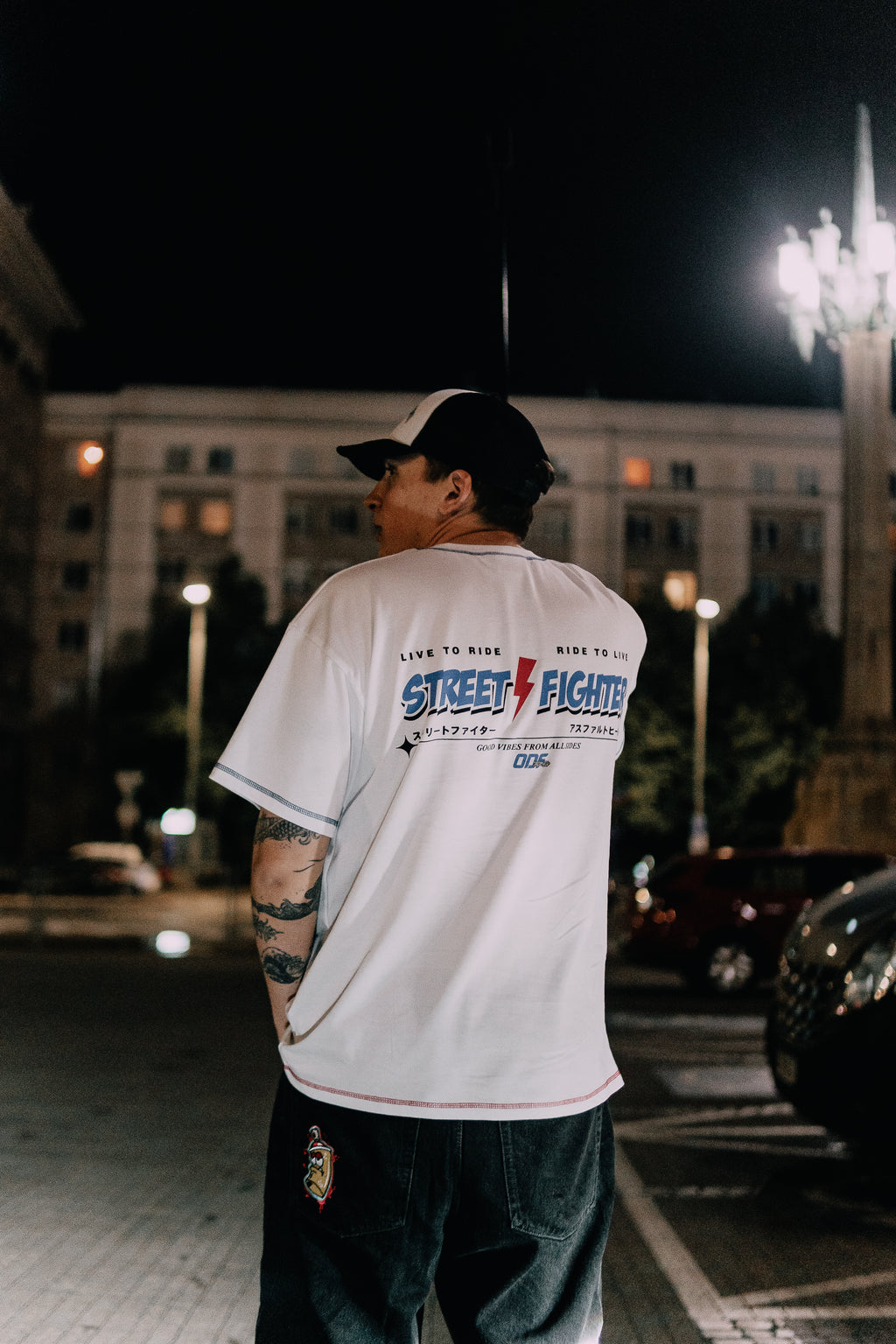 T-shirt "Street Fighter" White