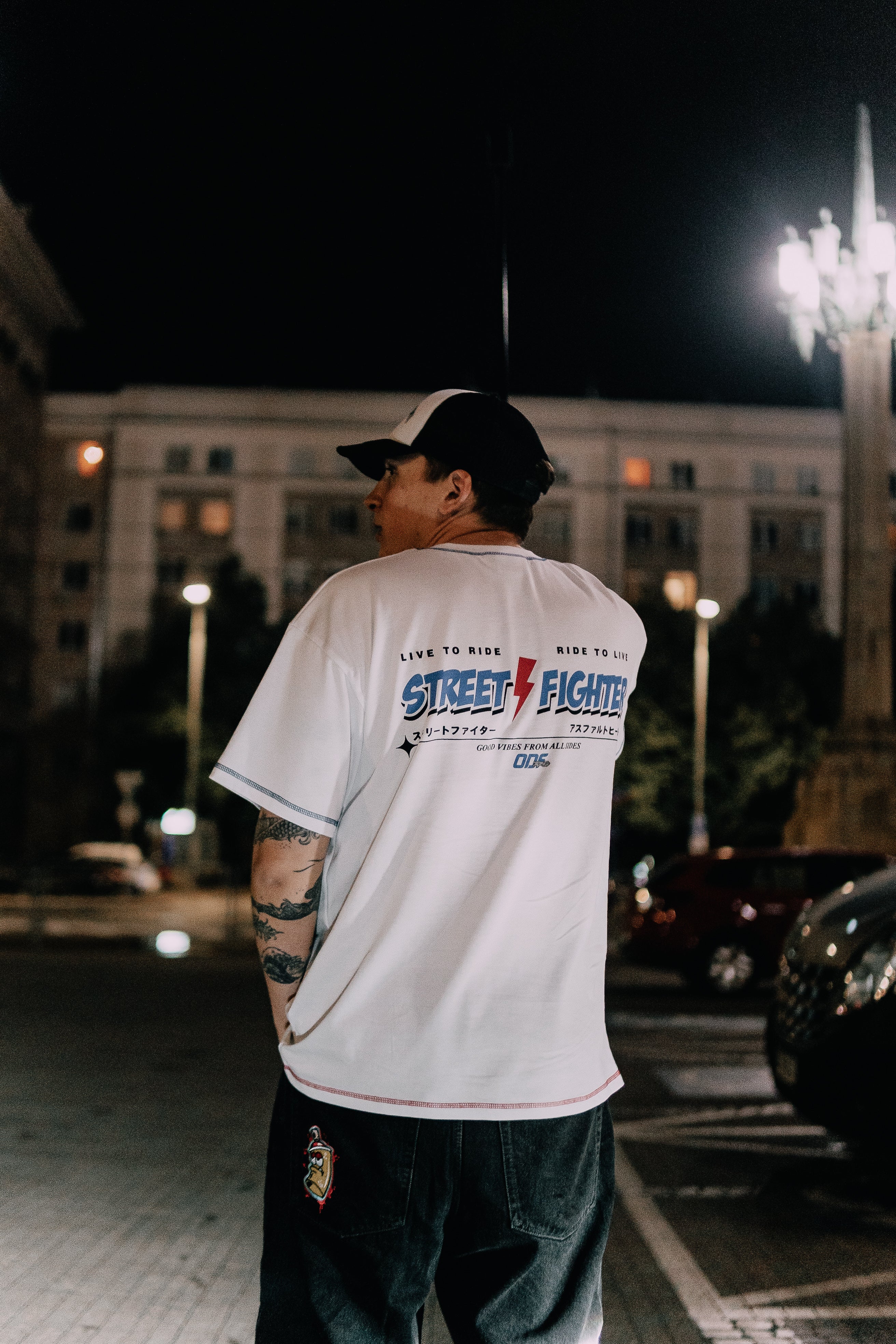 T-shirt "Street Fighter" White