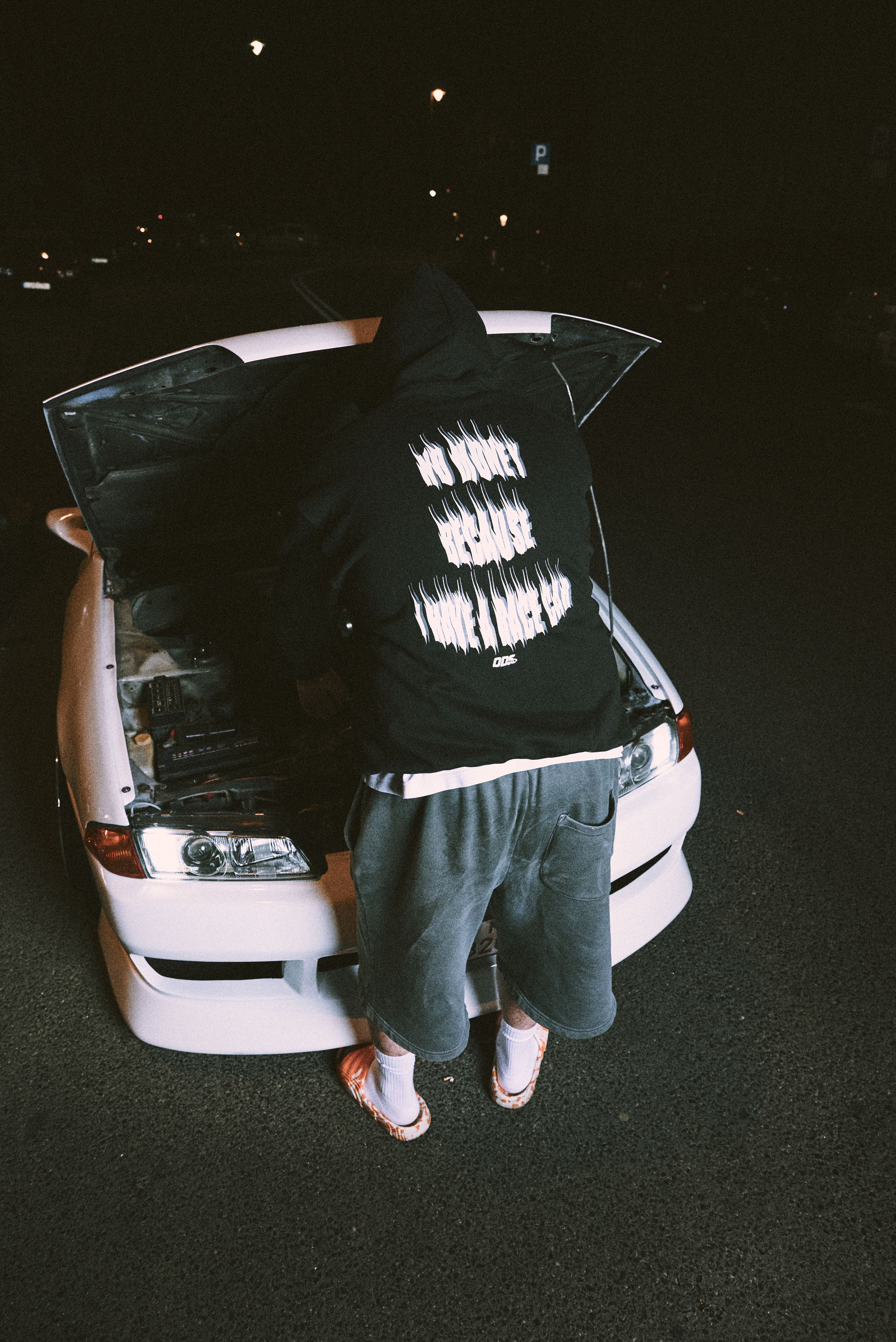 Hoodie "No Money" Black