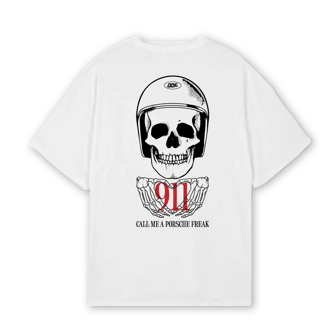 T-shirt "Call Me Porsche" White