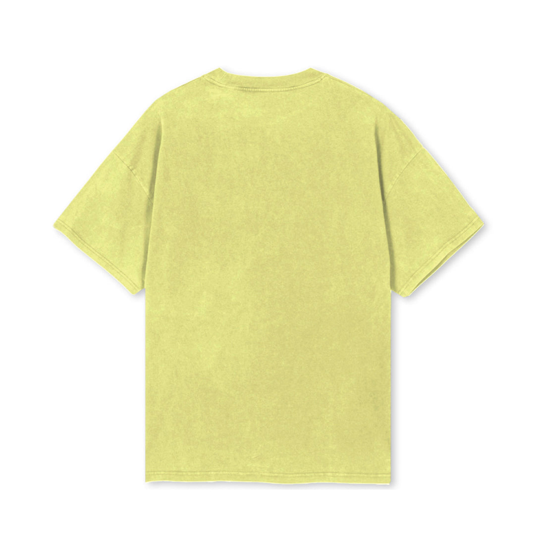 T-shirt "Street Life Memories Cats" (Yellow)