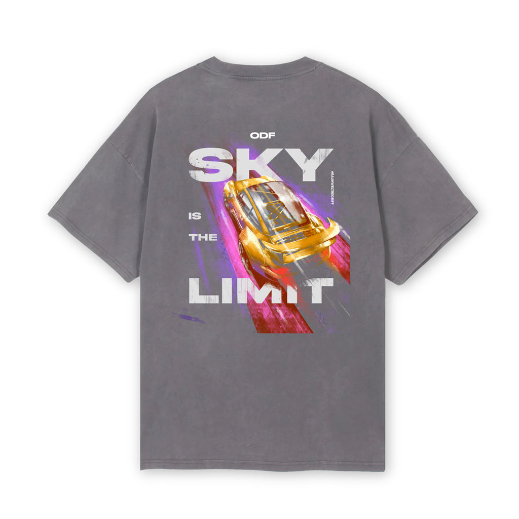T-shirt "Sky Is The Limit" Stone Grey