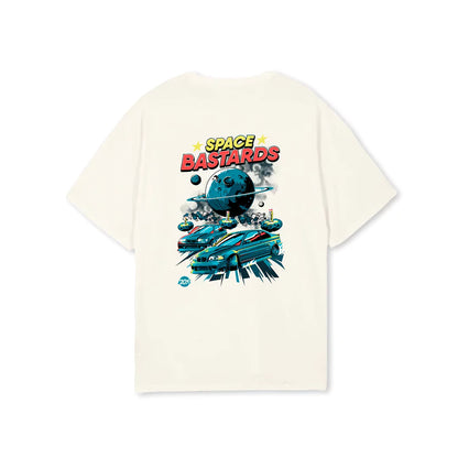 T-shirt "Space Bastards" Cream