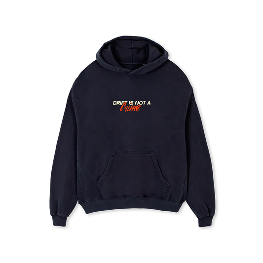 Hoodie «Drift Is Not A Crime» Black