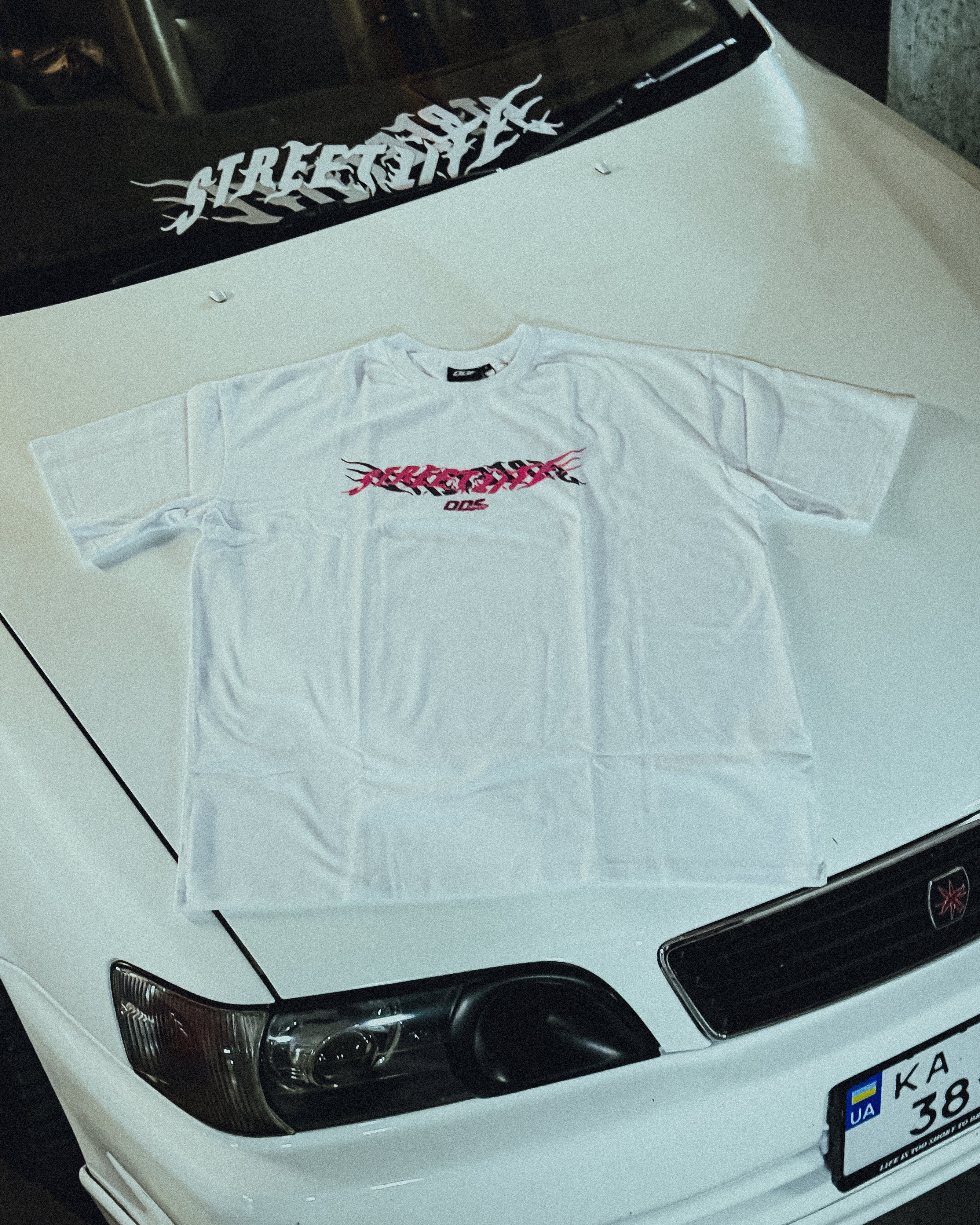 T-shirt "Fast Cars" White