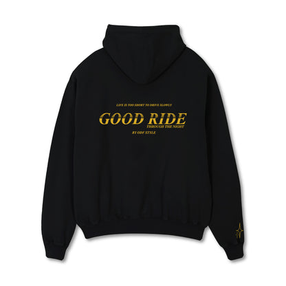 Bluza z kapturem "Good Ride" Czarna