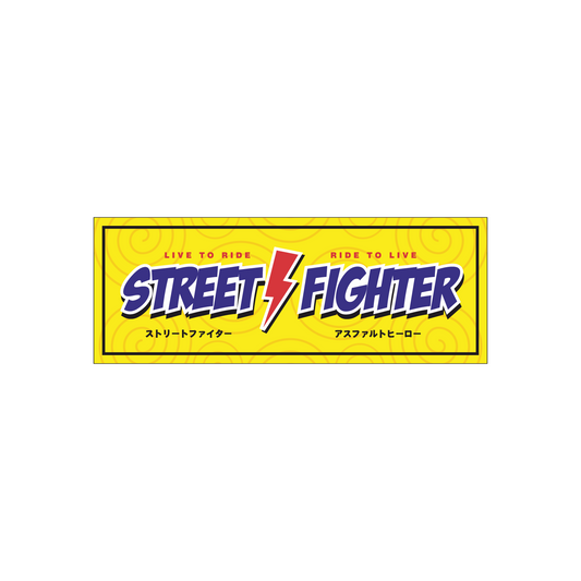 Rectangular sticker "Street Fighter"