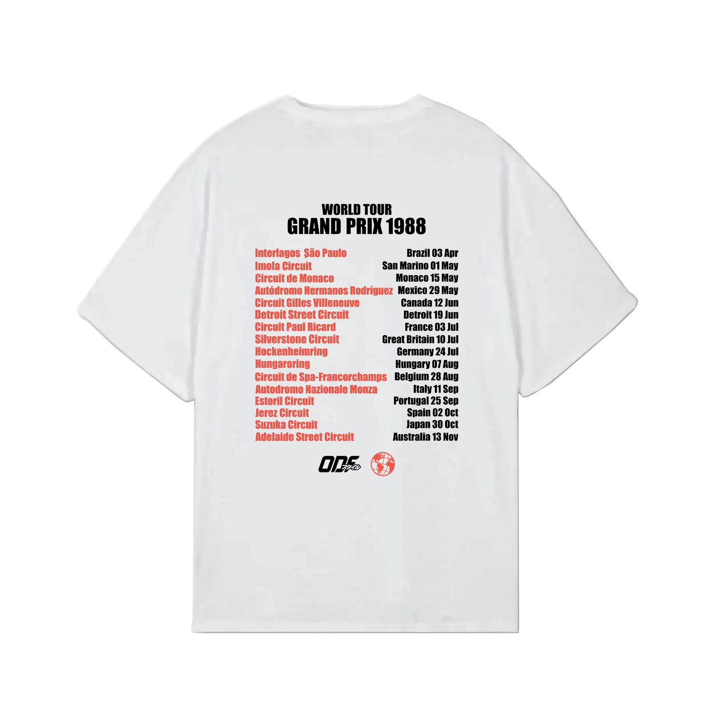T-shirt "Grand Prix 1988"