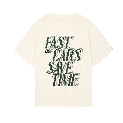 T-shirt "FAST CARS" (White)