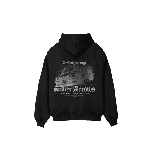 Silver Arrows Zip Hoodie