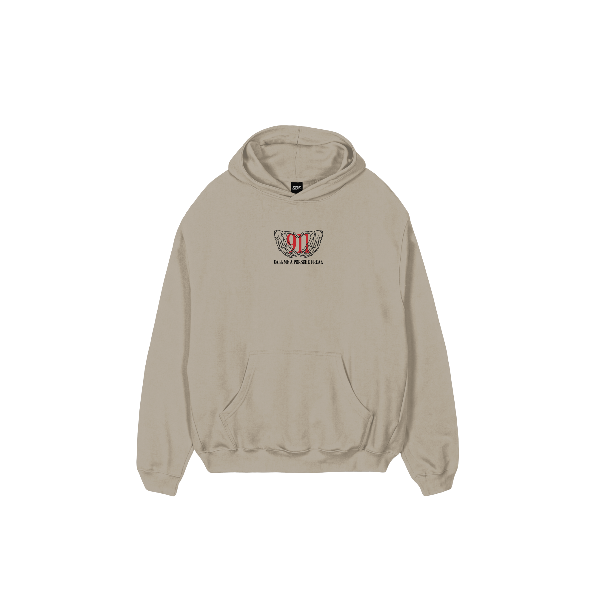 Call Me Porshe Beige Hoodie
