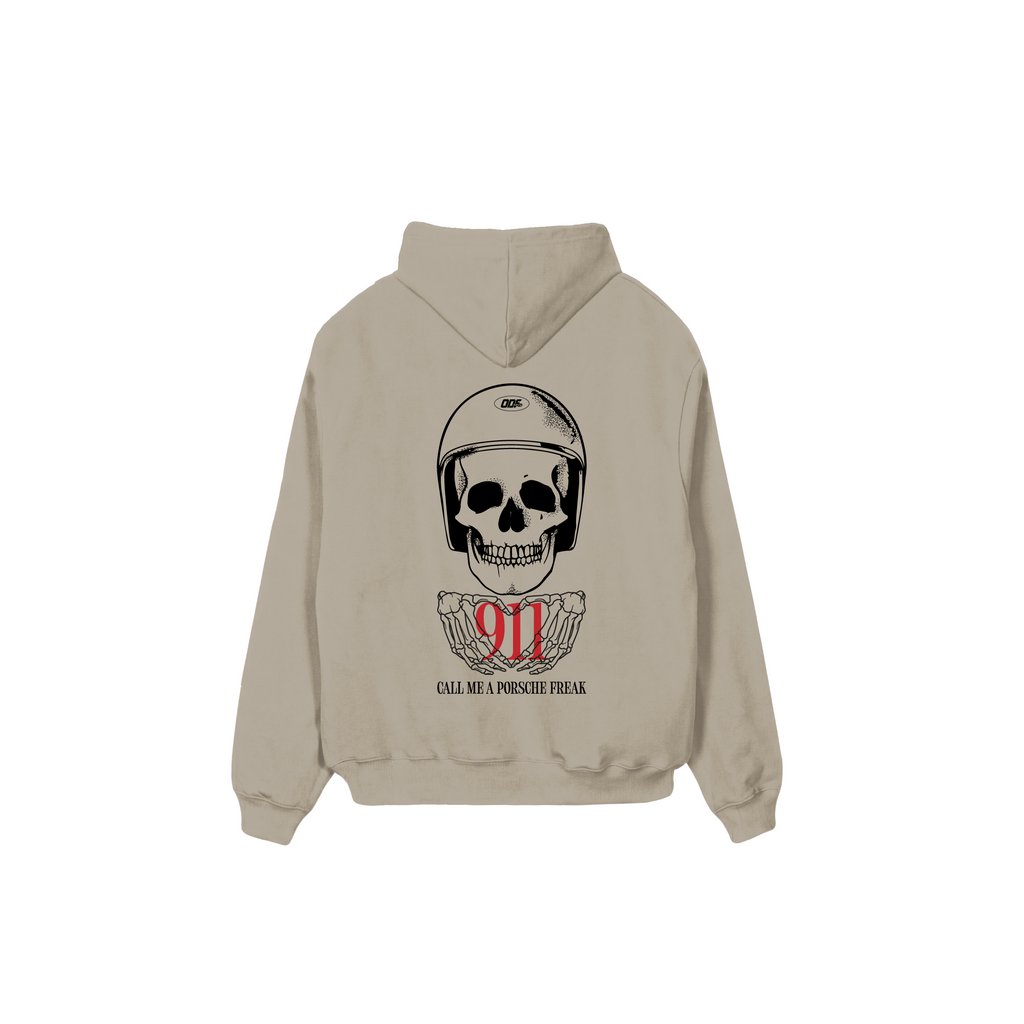 Call Me Porshe Beige Hoodie