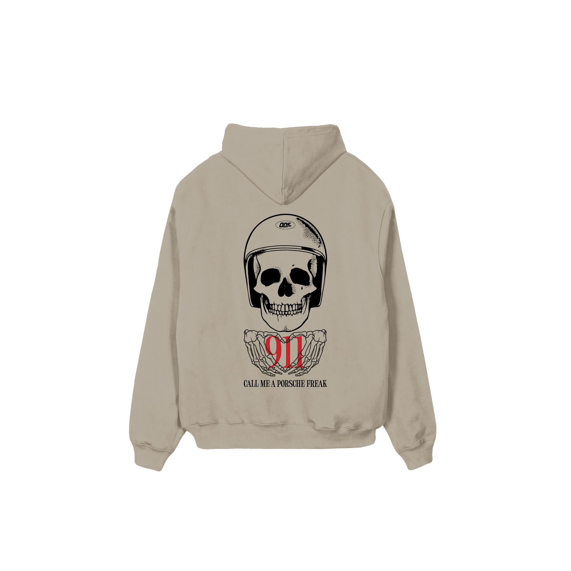 Call Me Porshe Beige Hoodie