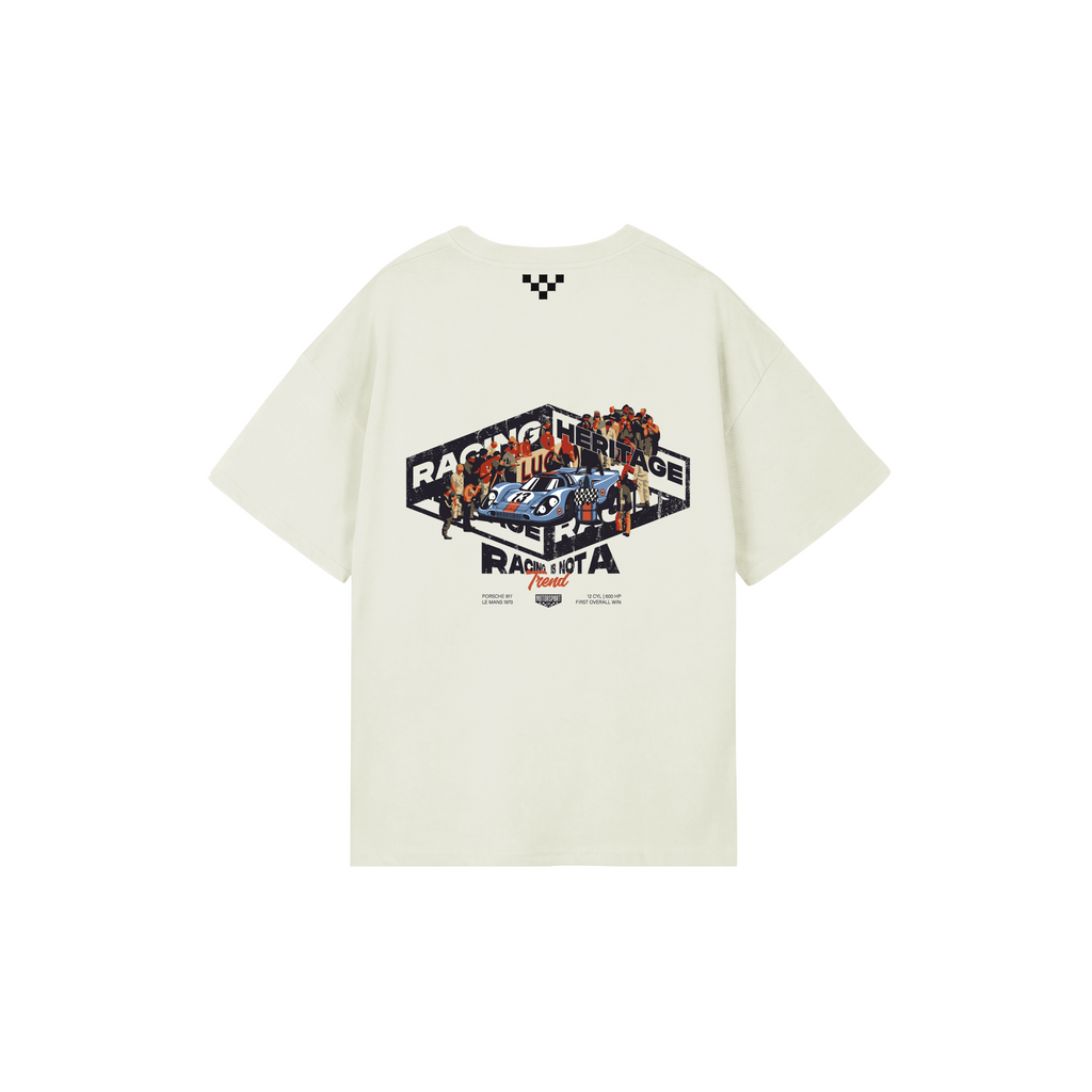 Le Man White T-Shirt