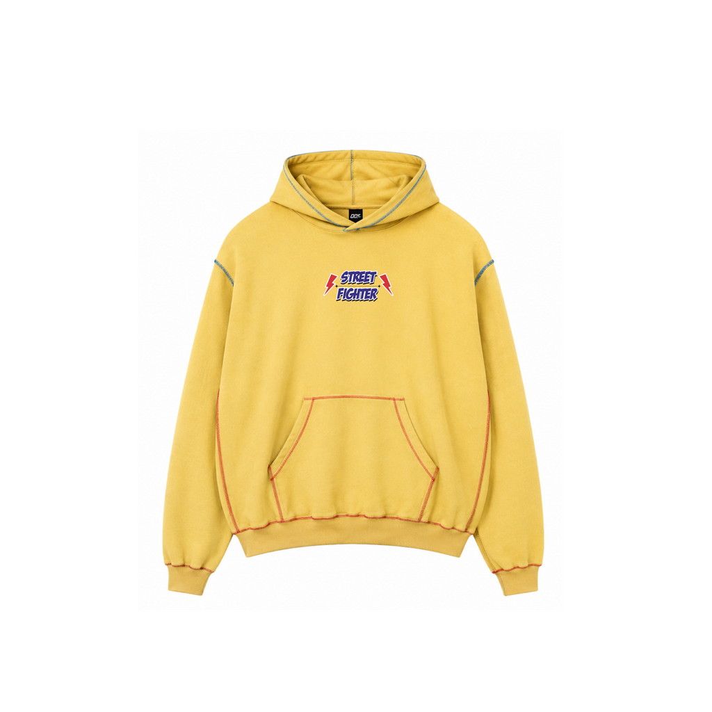 Street Fighter Yellow Hoodie